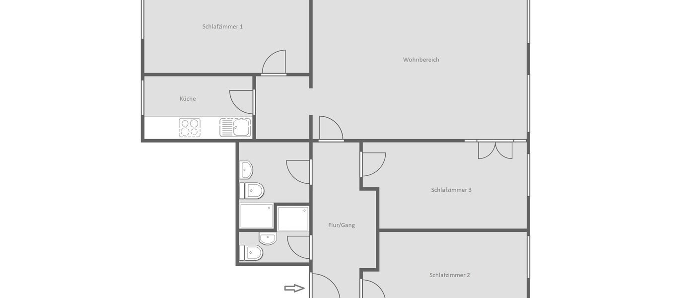 Wohnung München Schwabing 01 Grundriss 12475