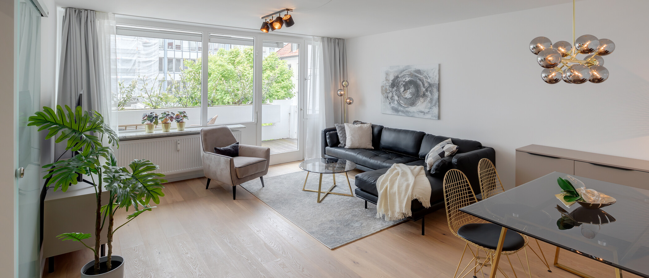 Wohnung München Sendling 01 Wohnbereich 12477