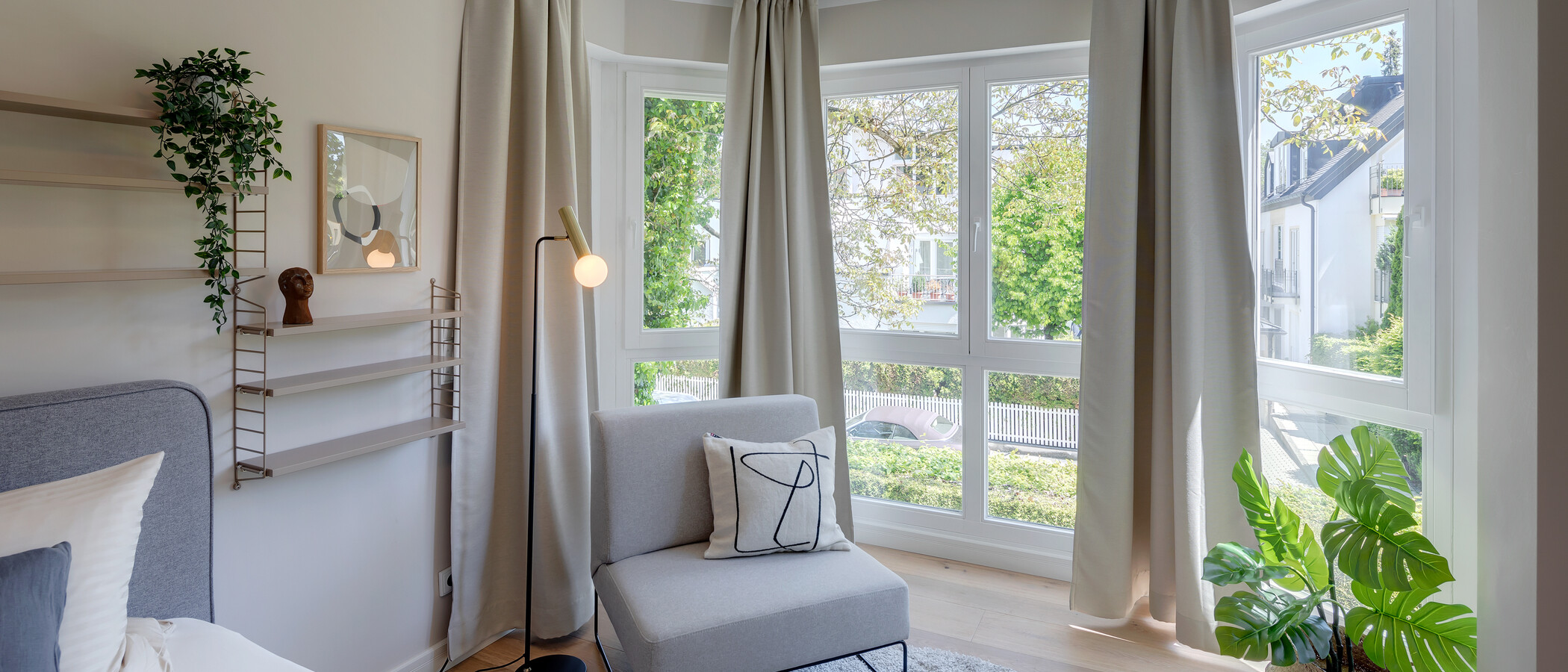 Wohnung München Nymphenburg-Gern 02 2. Schlafzimmer	 12482