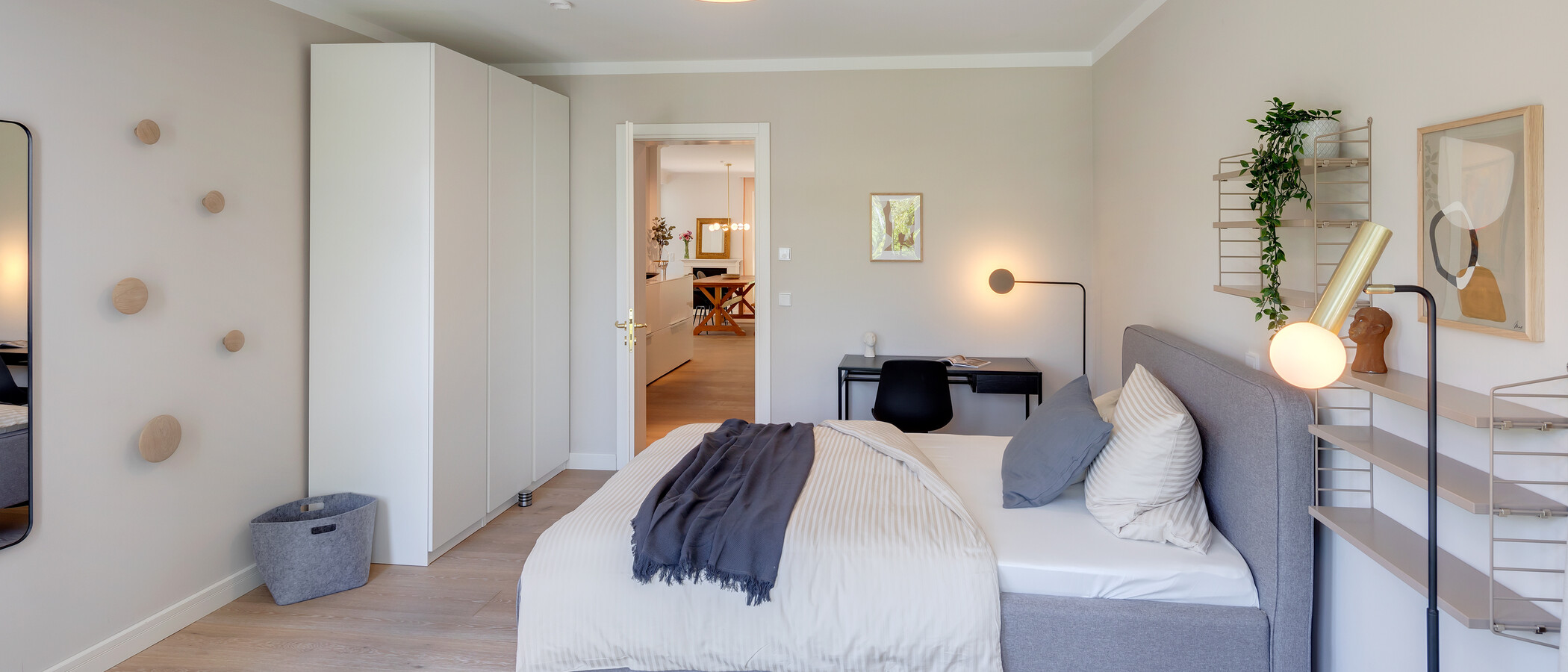 Wohnung München Nymphenburg-Gern 05 2. Schlafzimmer	 12482