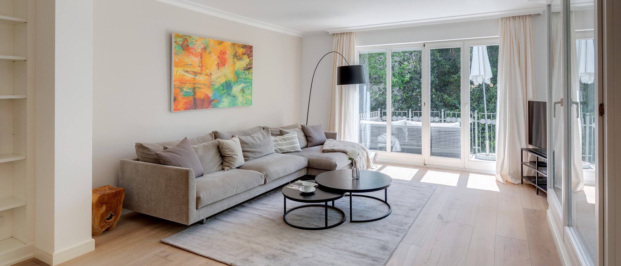 Wohnung München Nymphenburg-Gern 02 Wohnbereich 12482