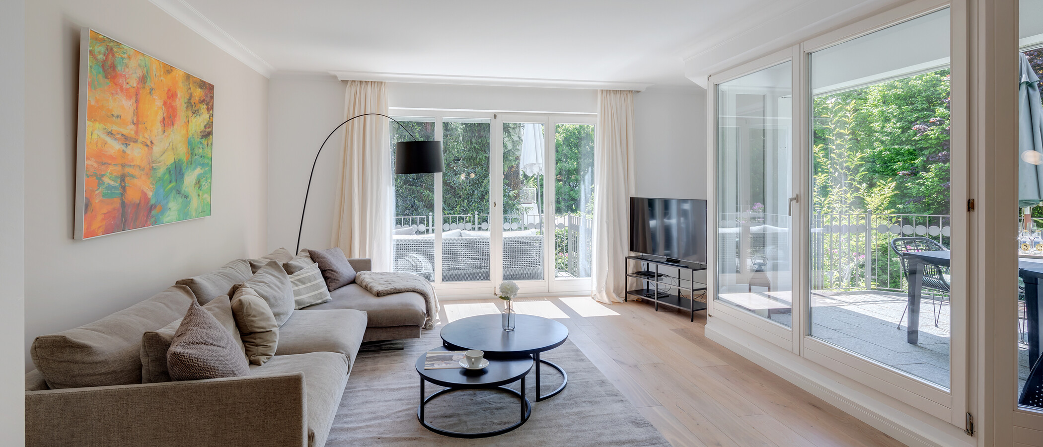 Wohnung München Nymphenburg-Gern 03 Wohnbereich 12482