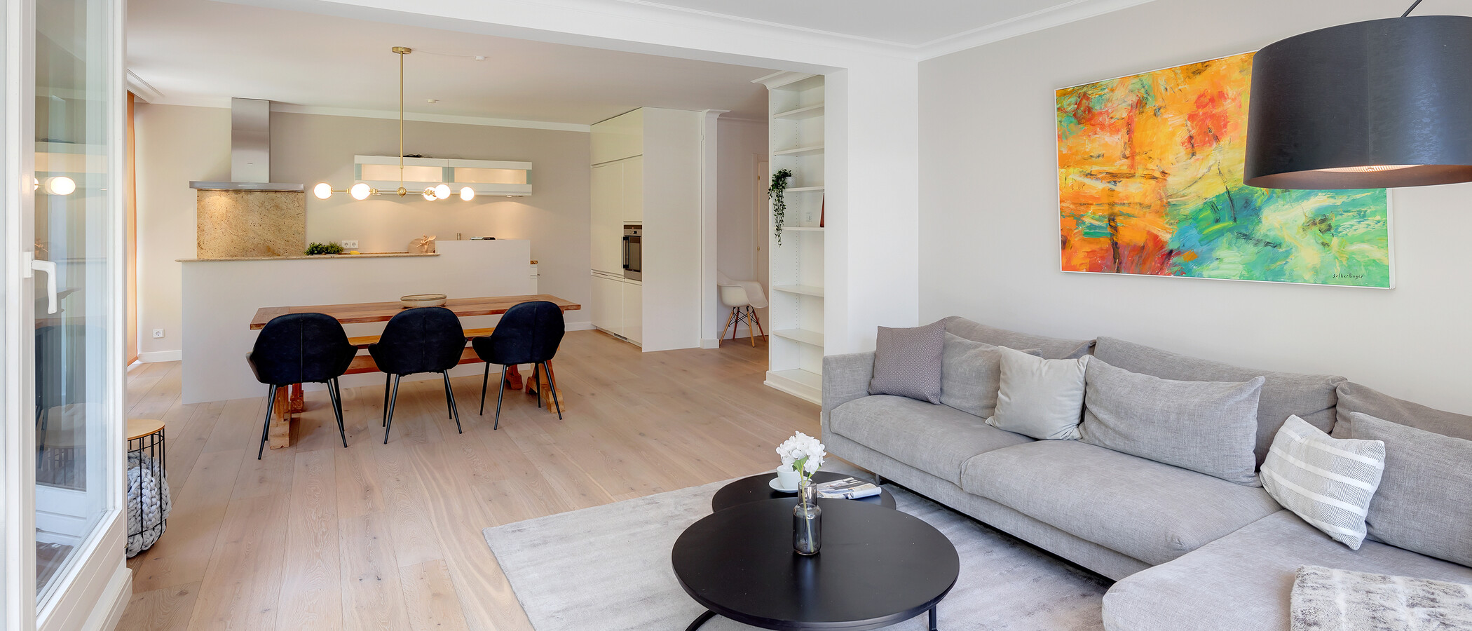 Wohnung München Nymphenburg-Gern 04 Wohnbereich 12482