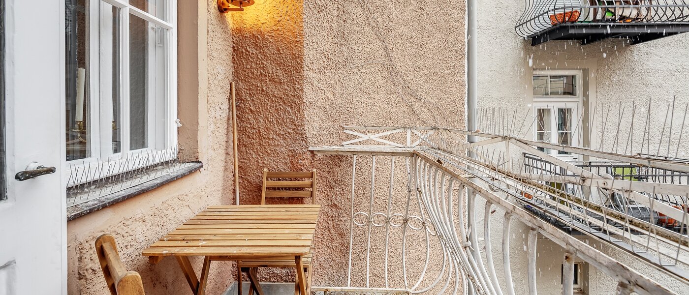 Wohnung München Maxvorstadt - Universitätsviertel 01 Balkon 12491
