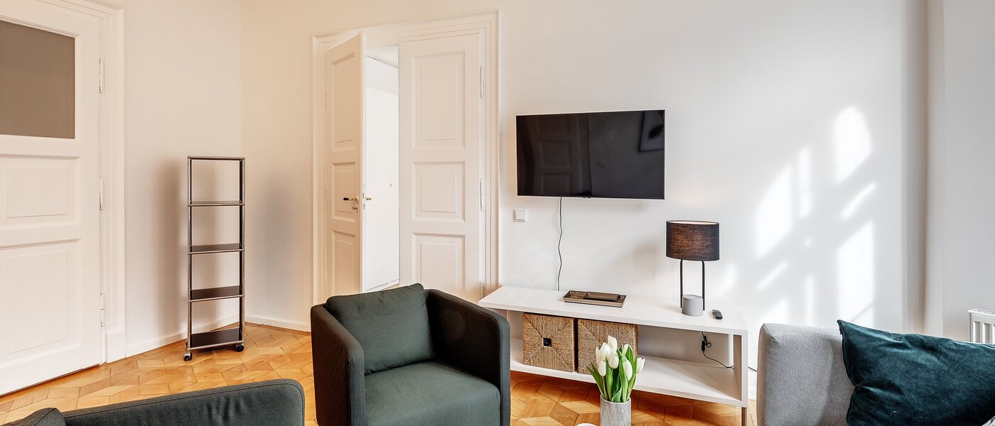 Wohnung München Maxvorstadt - Universitätsviertel 04 Wohnzimmer 12491