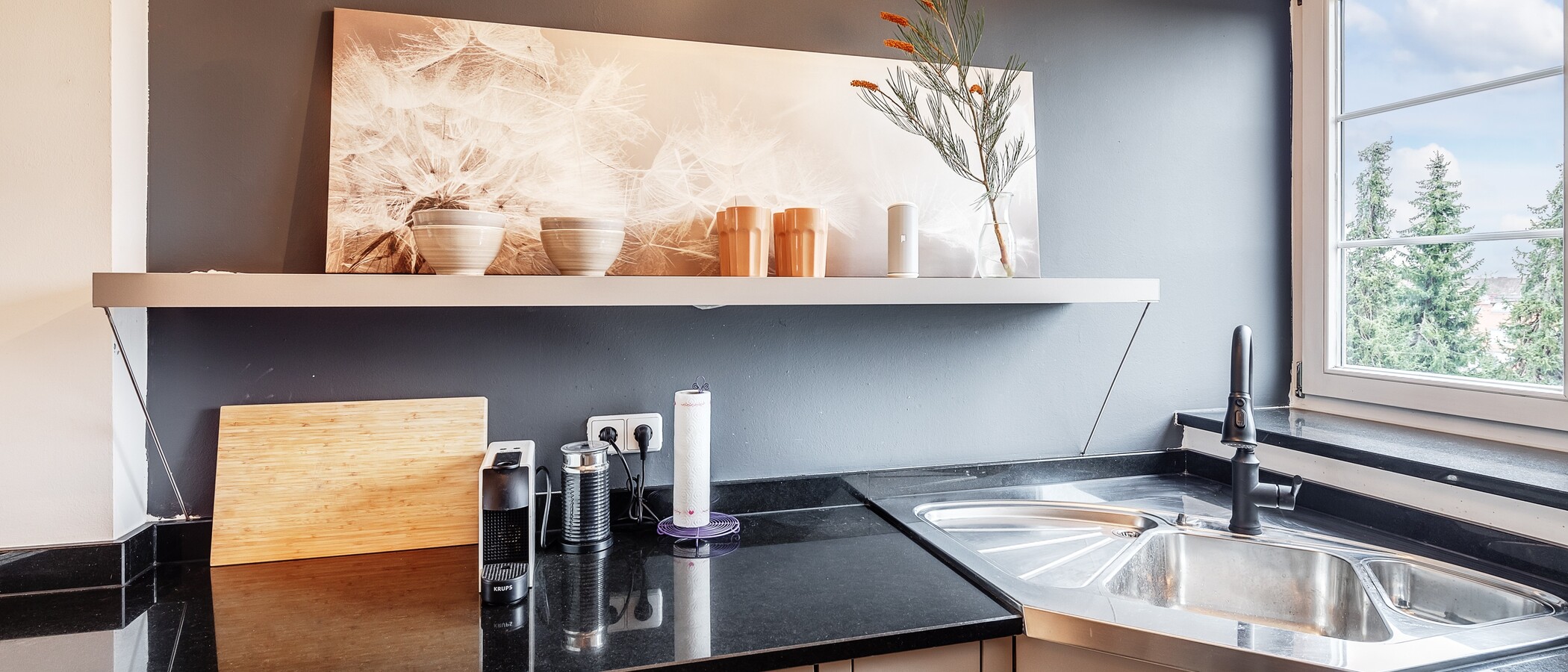 Dachgeschosswohnung München Nymphenburg 02 Küche 12497