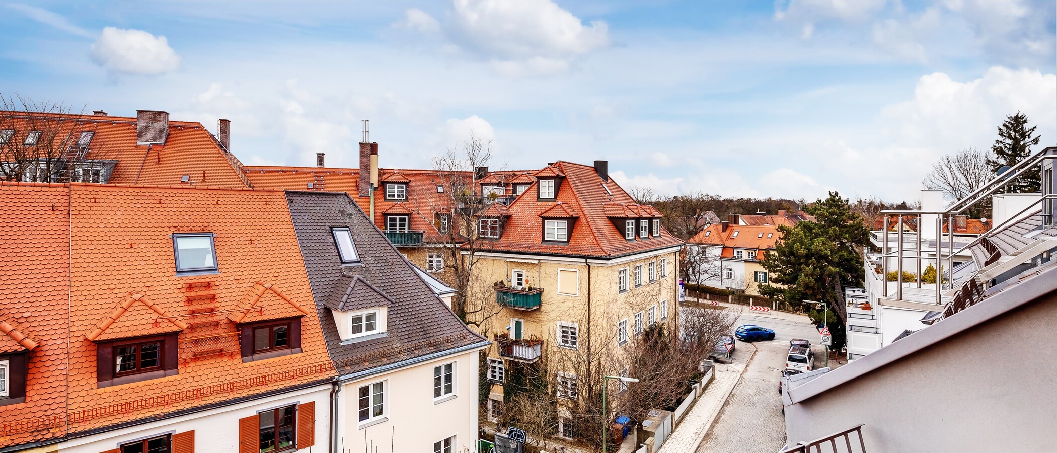 Dachgeschosswohnung München Nymphenburg 04 Aussicht 12497