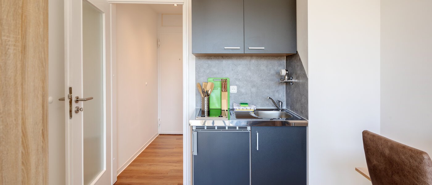 Apartment München Maxvorstadt - Universitätsviertel 01 Küche 12510