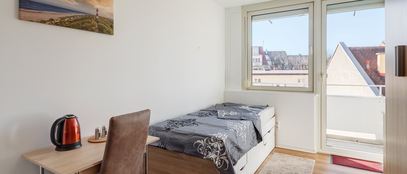 Apartment München Maxvorstadt - Universitätsviertel 01 Schlafbereich 12510