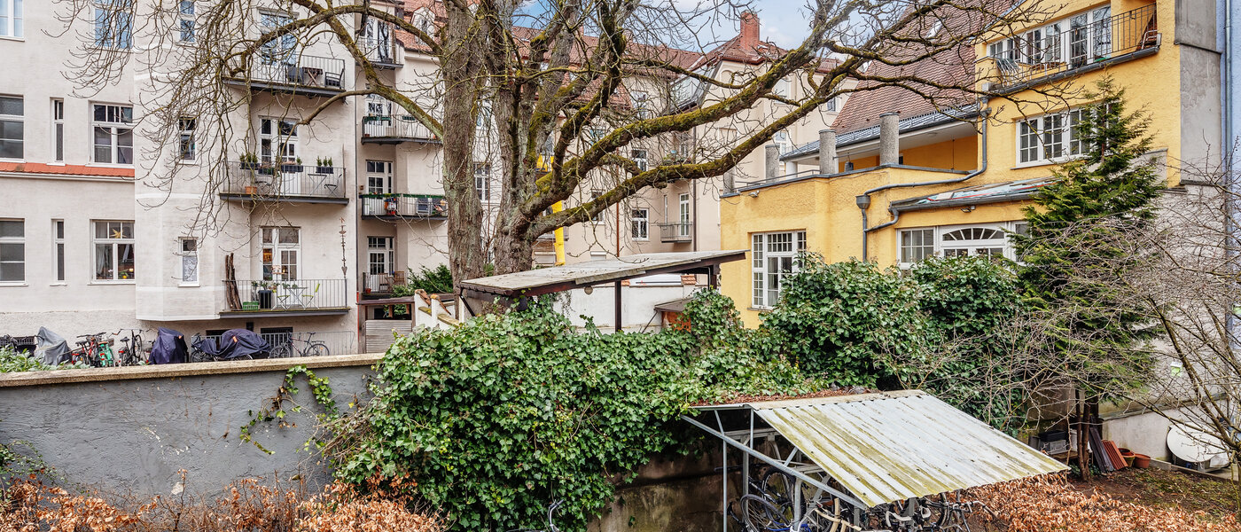 Wohnung München Schwabing (rechts der Leopoldstraße) 03 Aussicht 12514