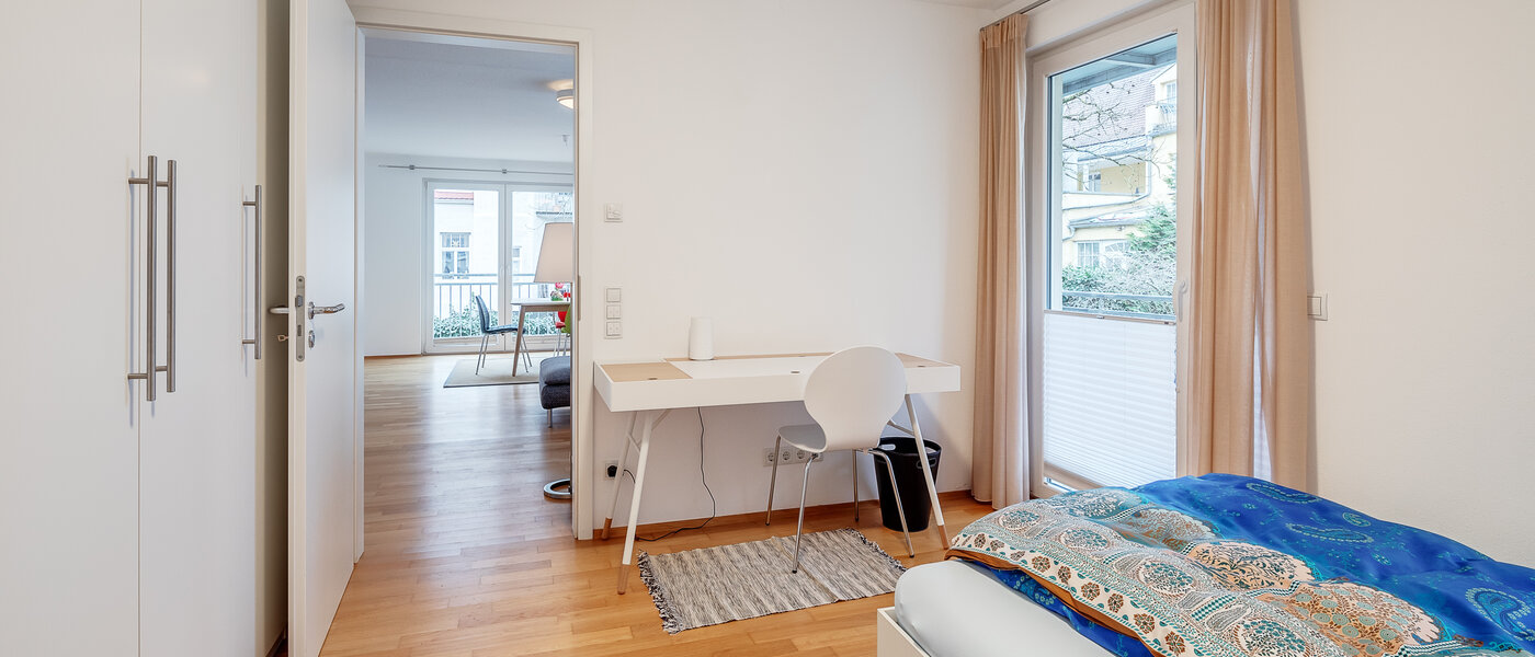 Wohnung München Schwabing (rechts der Leopoldstraße) 03 3. Schlafzimmer 12514