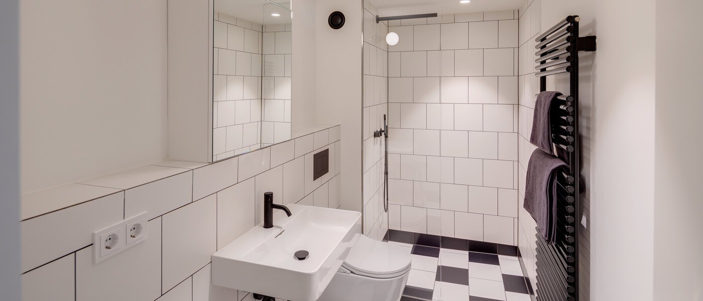 Maisonette-Galerie Wohnung München Herzogpark 01 Badezimmer 12522