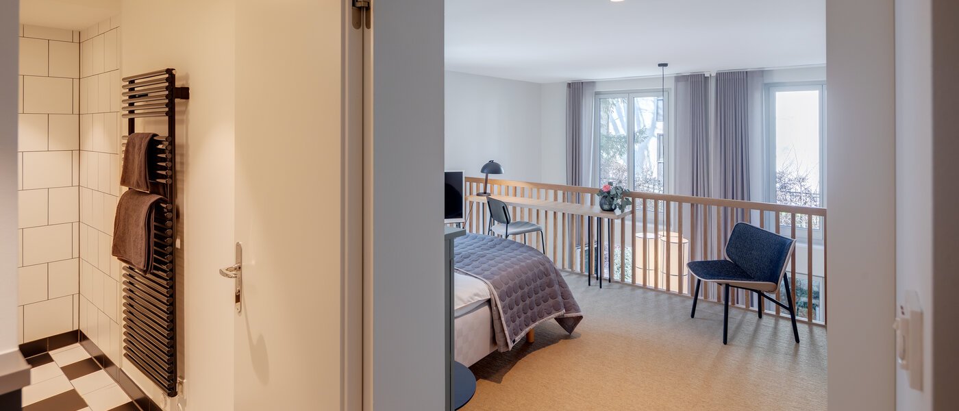 Maisonette-Galerie Wohnung München Herzogpark 03 Badezimmer 12522