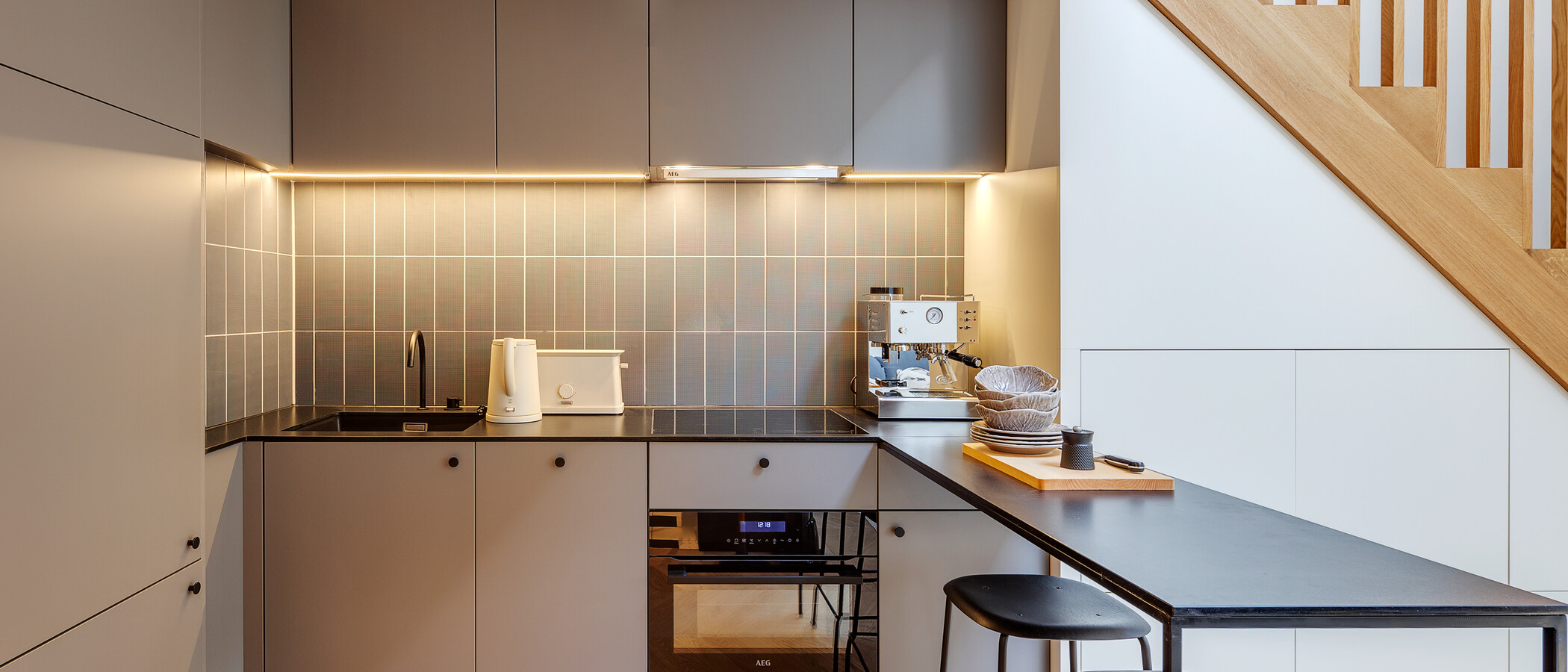 Maisonette-Galerie Wohnung München Herzogpark 01 Küche 12527