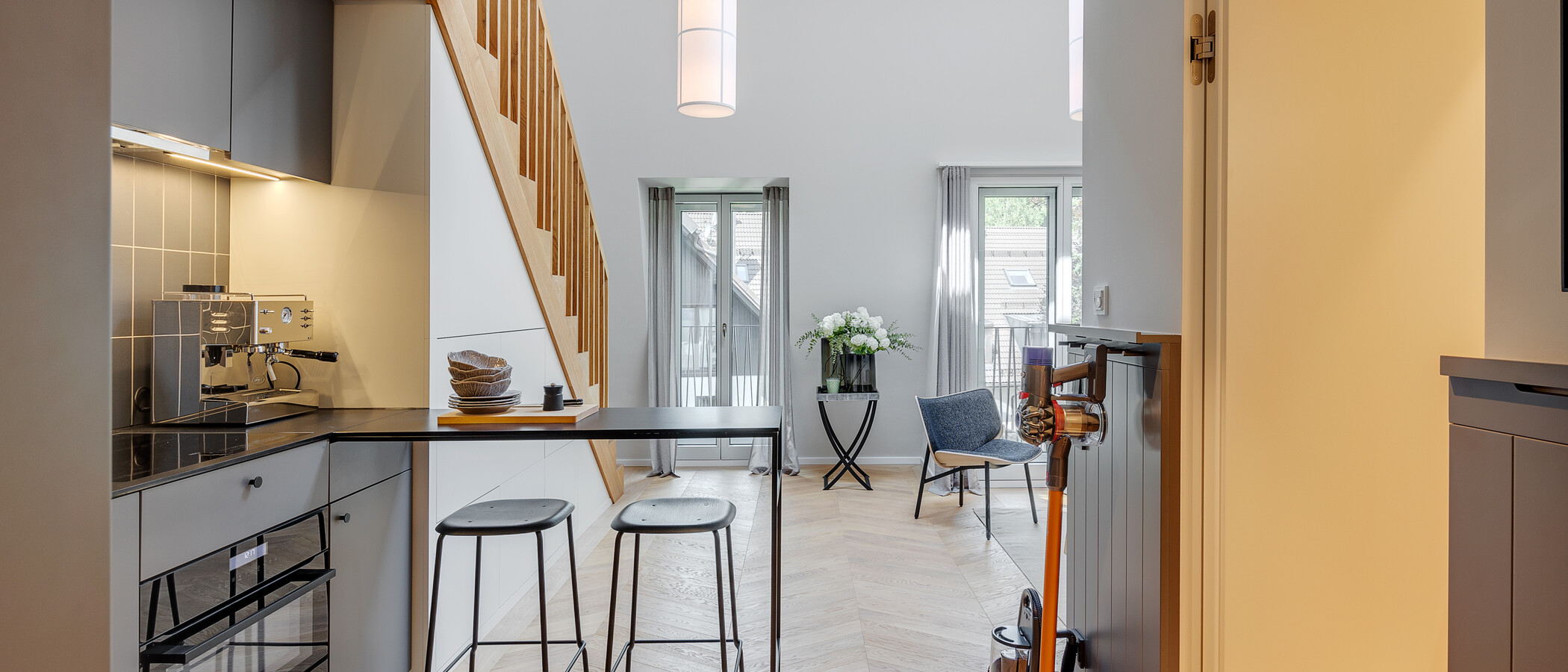 Maisonette-Galerie Wohnung München Herzogpark 03 Küche 12527