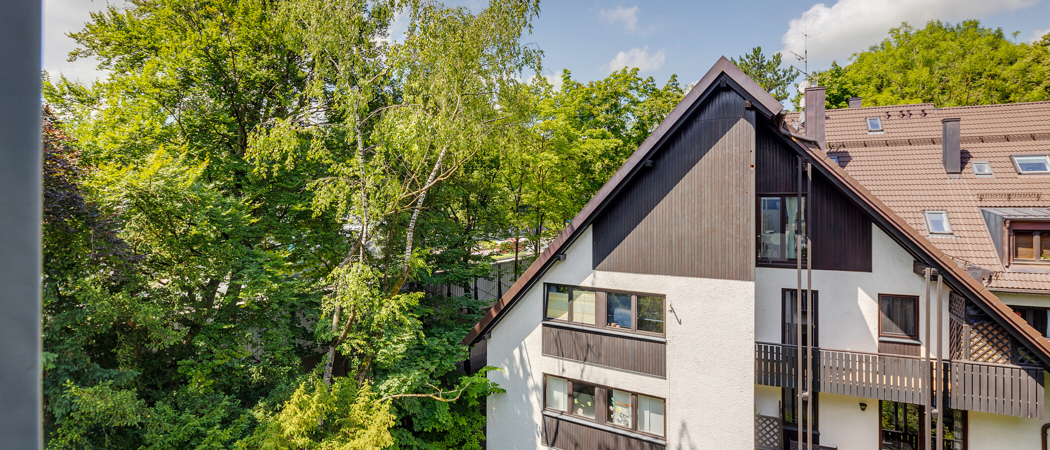 Maisonette-Galerie Wohnung München Herzogpark 01 Aussicht 12527