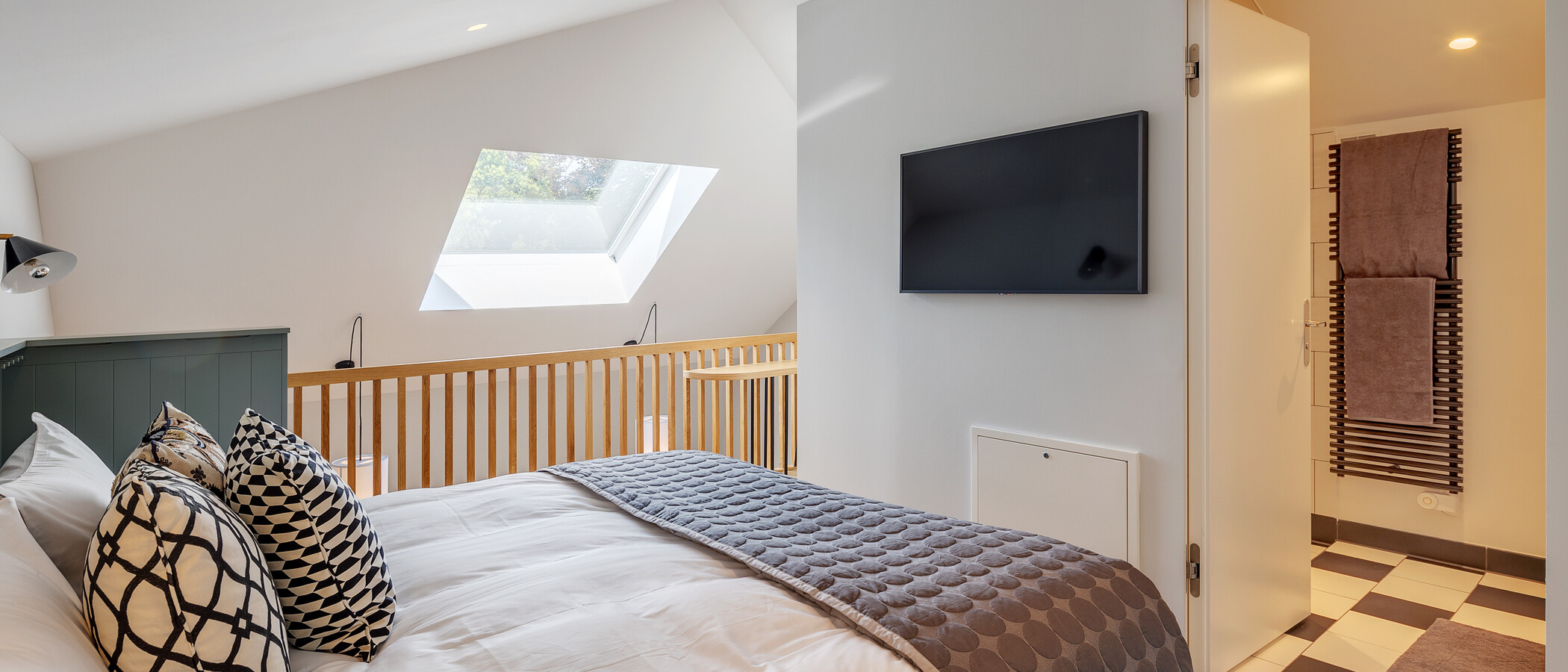 Maisonette-Galerie Wohnung München Herzogpark 04 Schlafbereich 12527