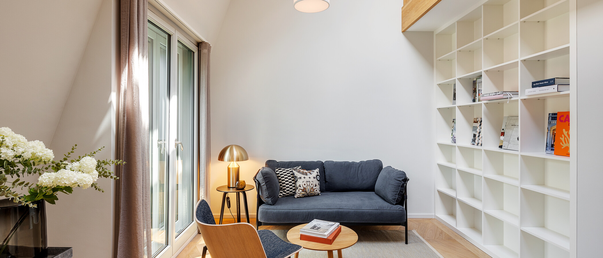Maisonette-Galerie Wohnung München Herzogpark 01 Wohnbereich 12527