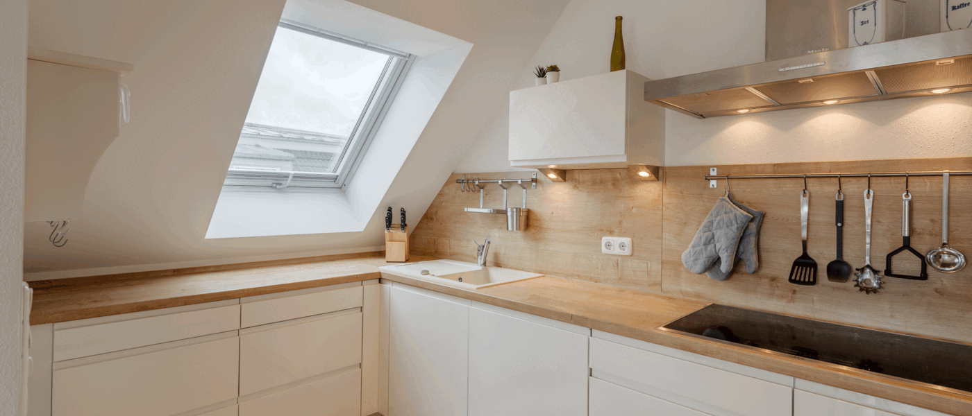 Dachgeschosswohnung München Lerchenau 02 Küche 12556