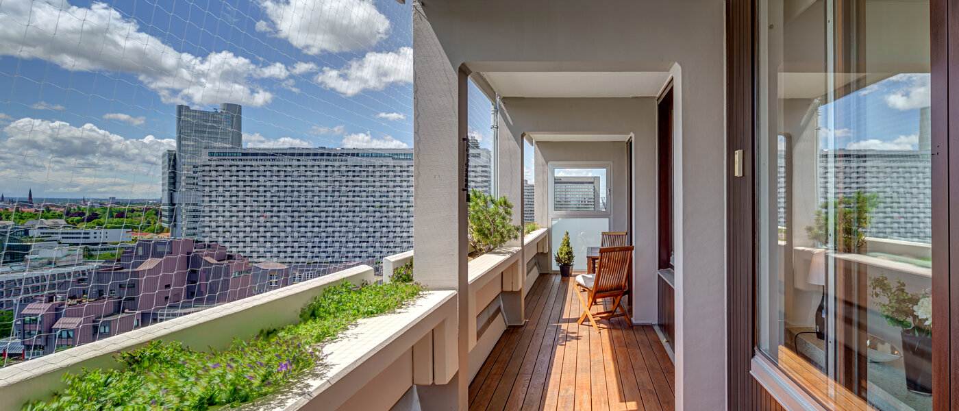 Wohnung München Arabellapark 01 Balkon 12568