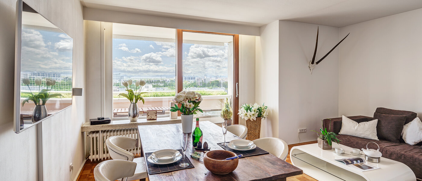 Wohnung München Arabellapark 01 Wohnbereich 12568