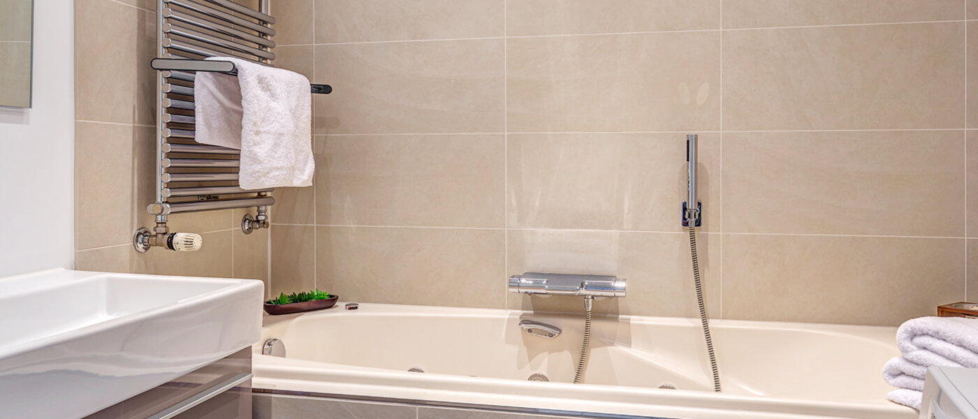 Wohnung München Arabellapark 04 1. Badezimmer 12568