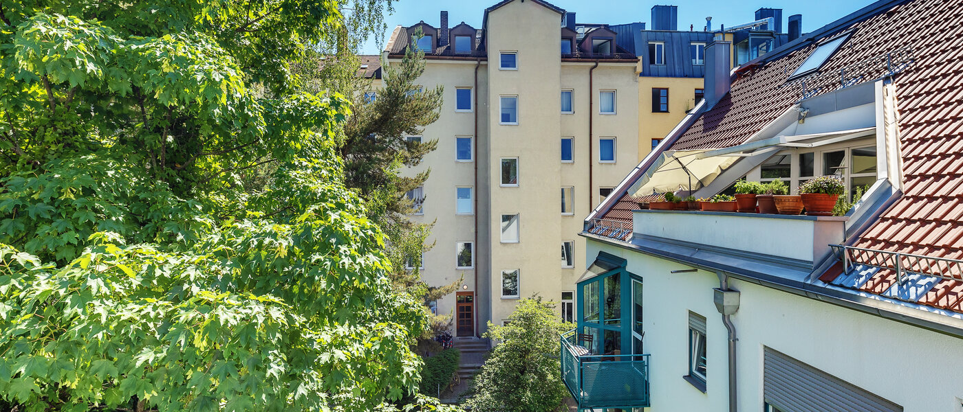 Dachterrassenwohnung München Maxvorstadt 01 Aussicht 12588
