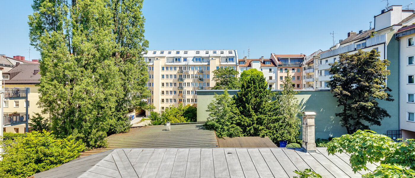 Dachterrassenwohnung München Maxvorstadt 02 Aussicht 12588