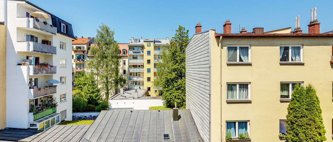 Dachterrassenwohnung München Maxvorstadt 03 Aussicht 12588