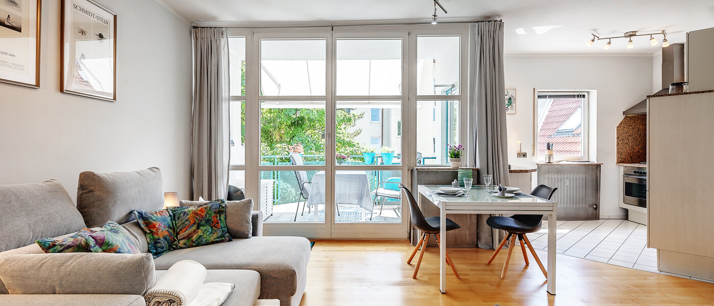 Dachterrassenwohnung München Maxvorstadt 01 Wohnbereich 12588