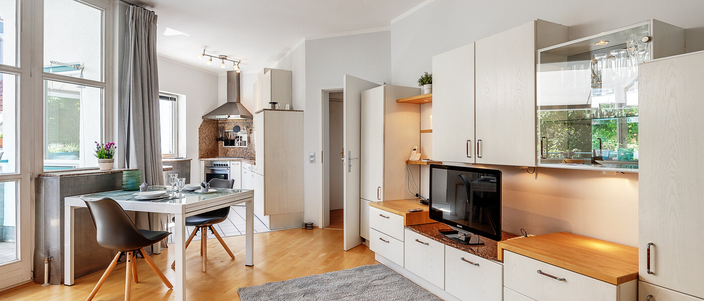 Dachterrassenwohnung München Maxvorstadt 04 Wohnbereich 12588