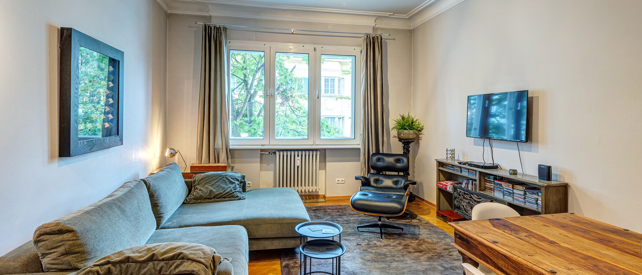 Wohnung München Schwabing 01 Wohnbereich 12591
