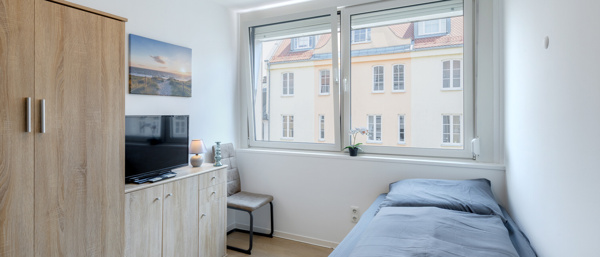 Apartment München Maxvorstadt - Universitätsviertel 01 Schlafbereich 12593