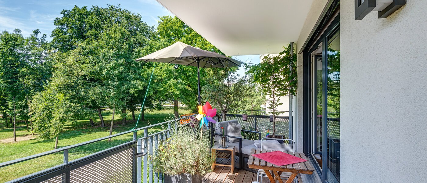 Wohnung München Schwabing - Domagkpark 01 Balkon 12597