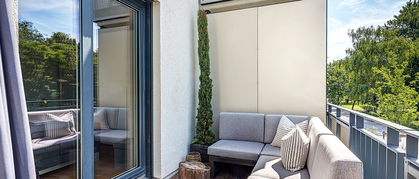 Wohnung München Schwabing - Domagkpark 04 Balkon 12597