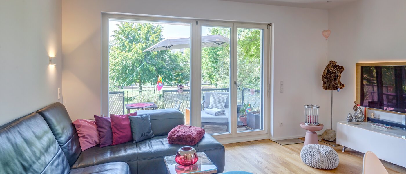 Wohnung München Schwabing - Domagkpark 01 Wohnbereich 12597