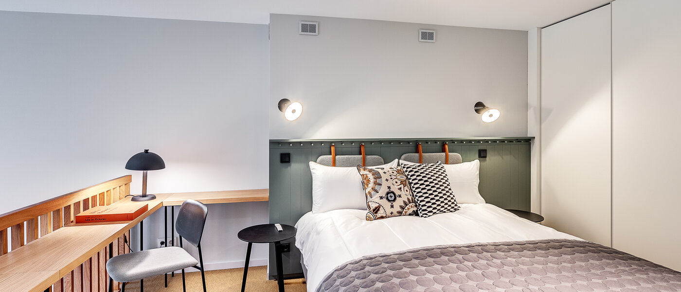 Maisonette-Galerie Wohnung München Herzogpark 01 Schlafbereich 12611