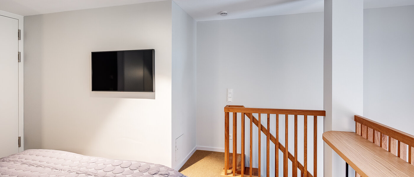 Maisonette-Galerie Wohnung München Herzogpark 04 Schlafbereich 12611