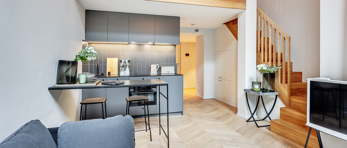 Maisonette-Galerie Wohnung München Herzogpark 01 Wohnbereich 12611