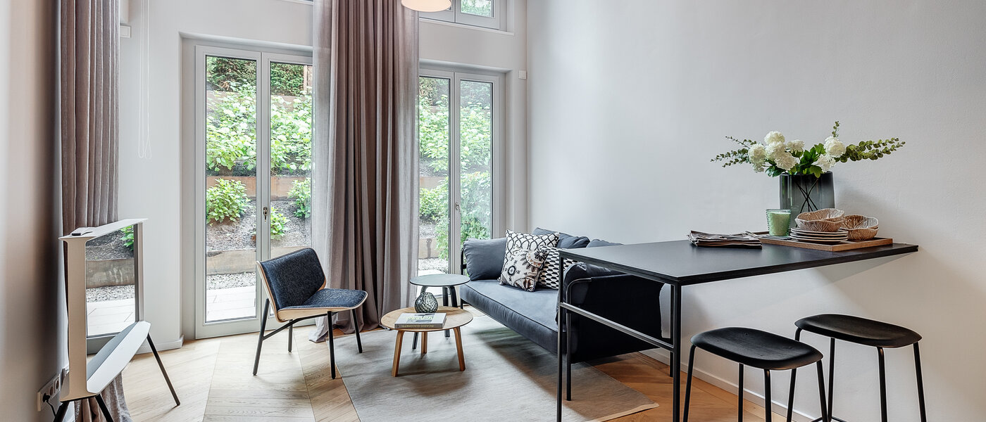 Maisonette-Galerie Wohnung München Herzogpark 04 Wohnbereich 12611