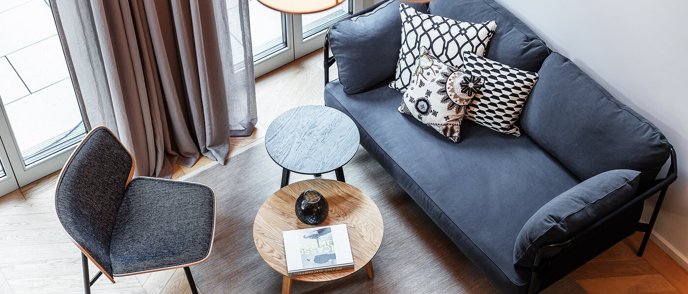 Maisonette-Galerie Wohnung München Herzogpark 05 Wohnbereich 12611