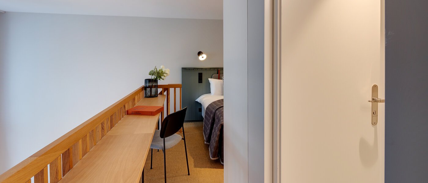 Maisonette-Galerie Wohnung München Herzogpark 06 Schlafbereich 12615