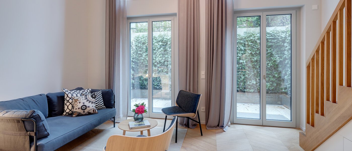 Maisonette-Galerie Wohnung München Herzogpark 01 Wohnbereich 12615