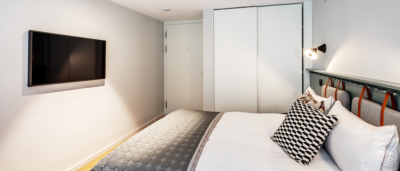 Maisonette-Galerie Wohnung München Herzogpark 05 Schlafbereich 12618