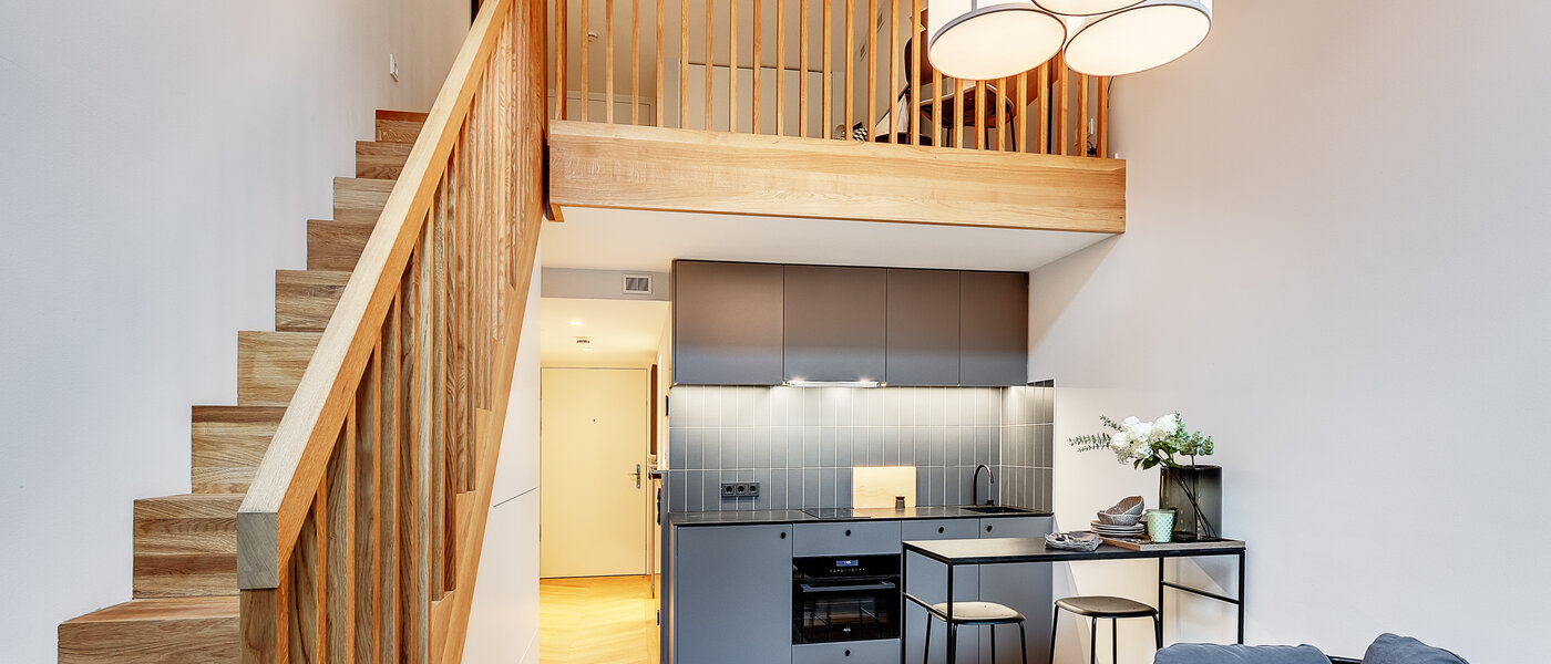 Maisonette-Galerie Wohnung München Herzogpark 04 Wohnbereich 12618