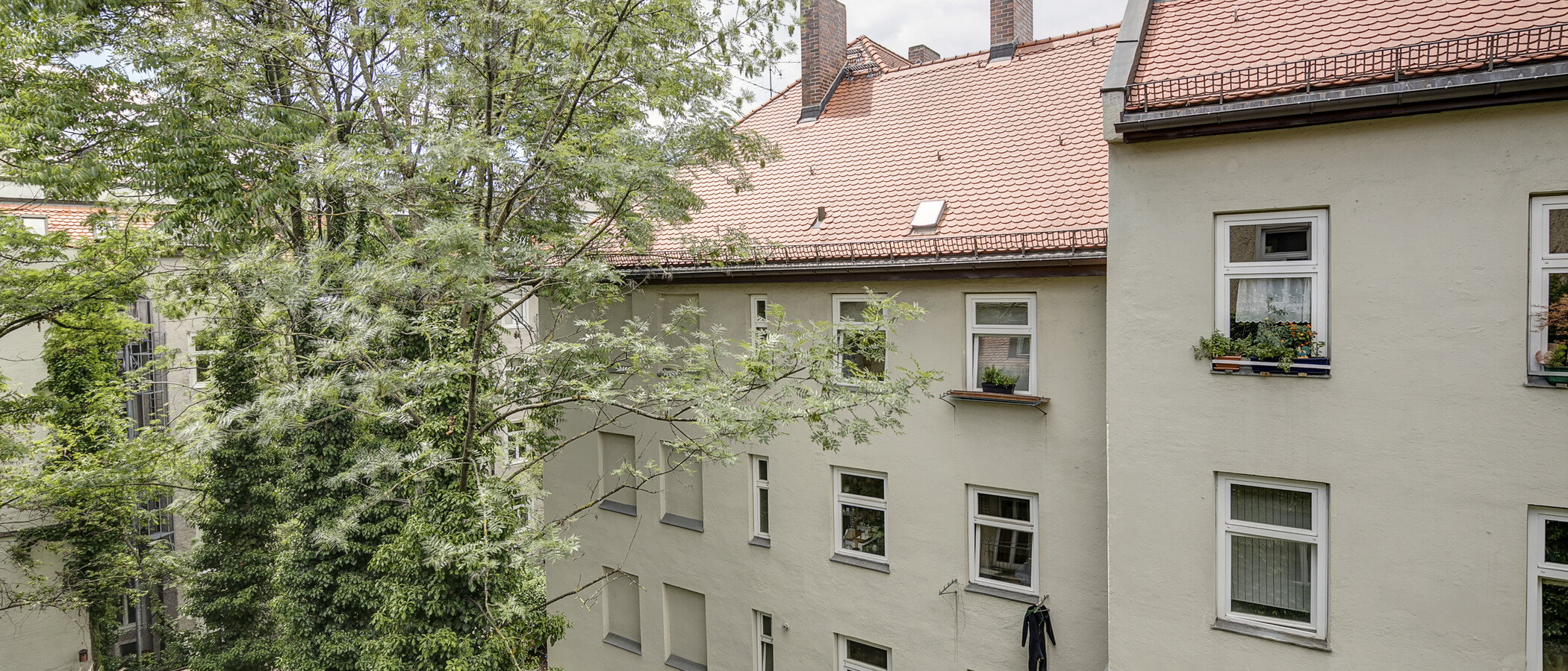 Wohnung München Schwabing (links der Leopoldstraße) 03 Aussicht 1262