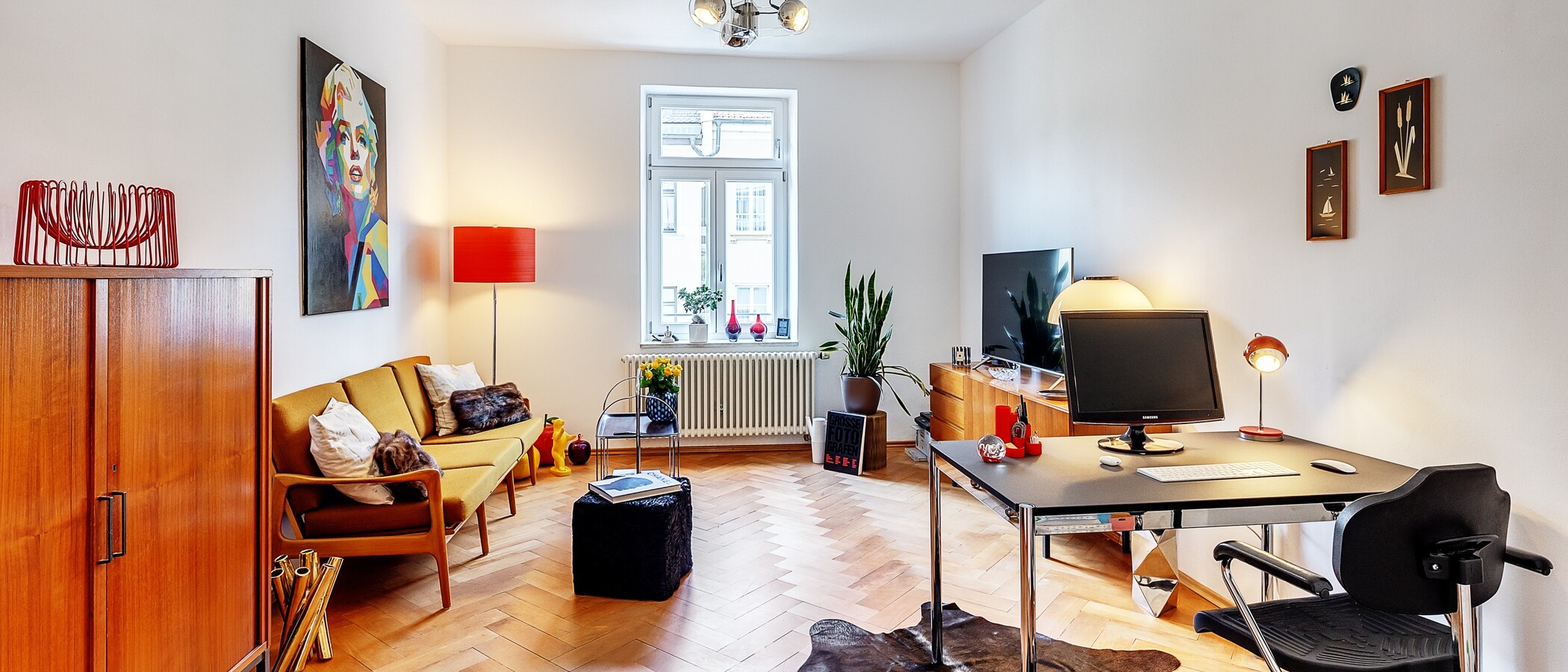 Wohnung München Sendling 01 Wohnbereich 12634