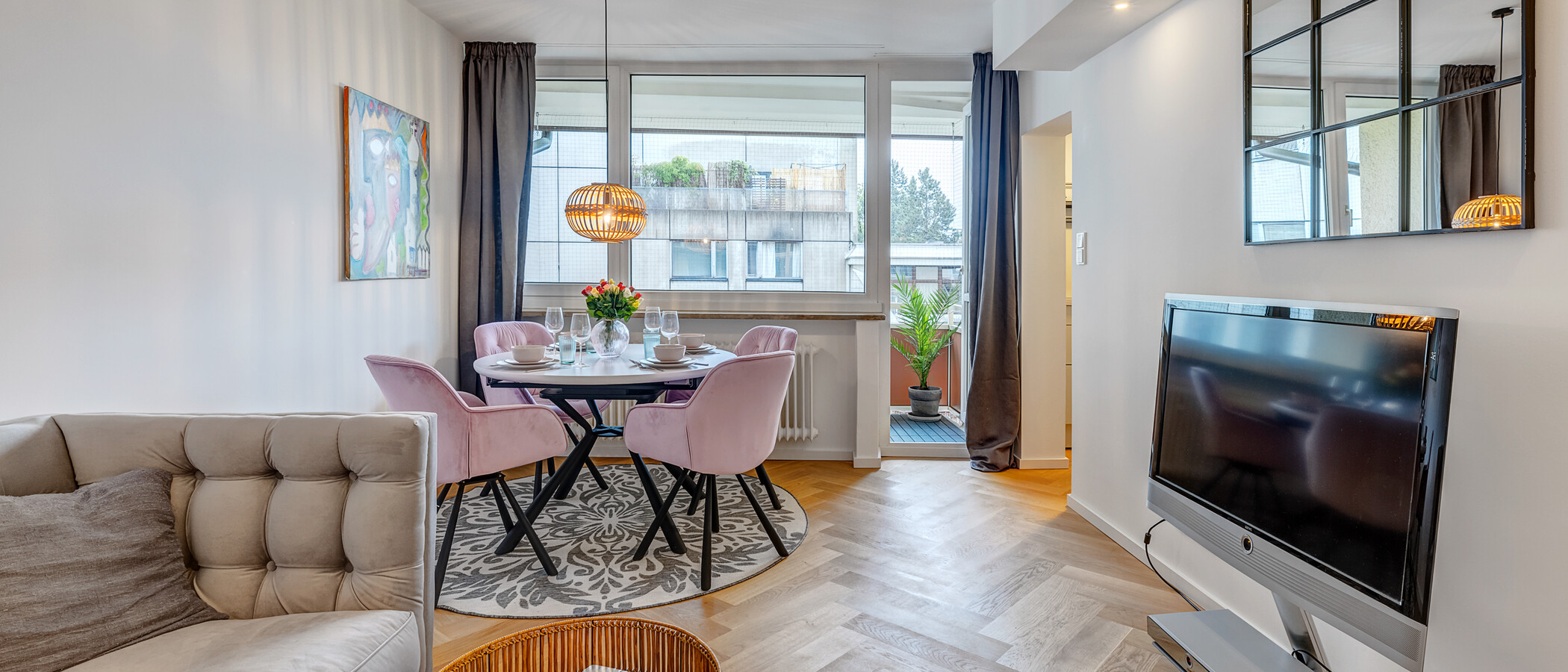 Wohnung München Schwabing-West 01 Wohnbereich 12641