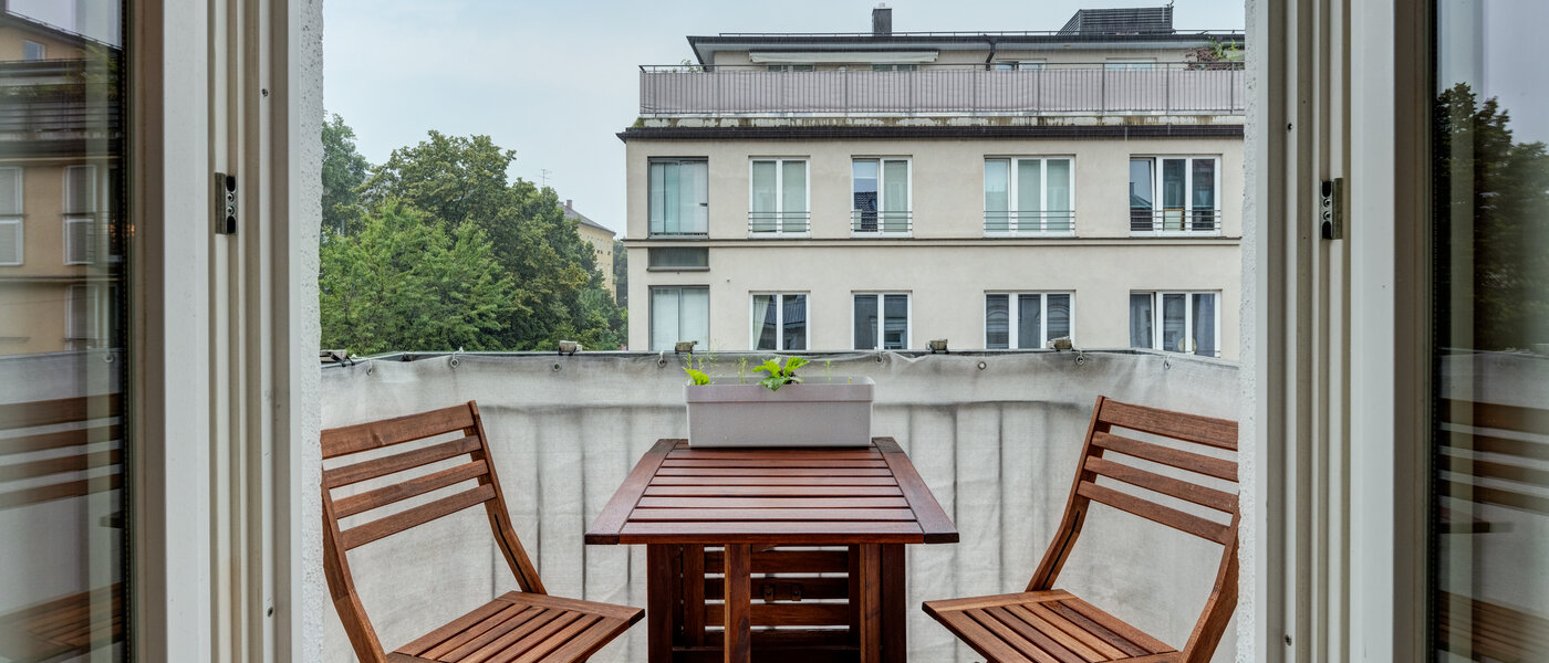 Wohnung München Glockenbachviertel 01 Balkon 12645
