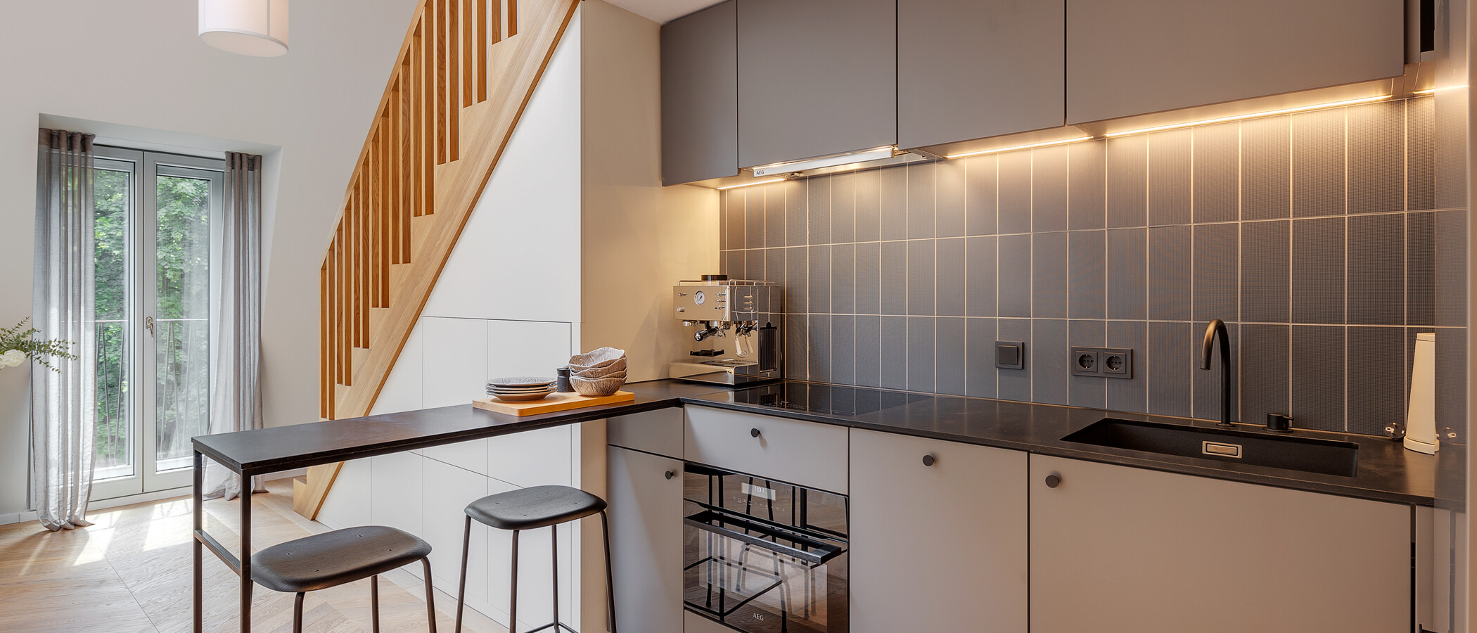 Maisonette-Galerie Wohnung München Herzogpark 01 Küche 12652